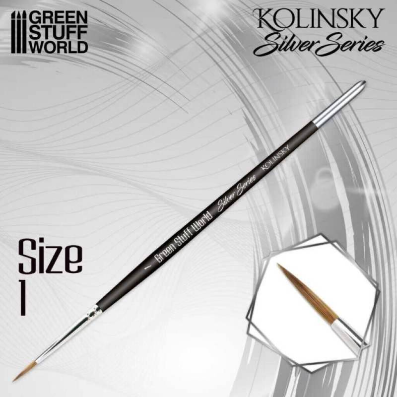 SILVER SERIES Kolinsky Pinsel - Größe 1