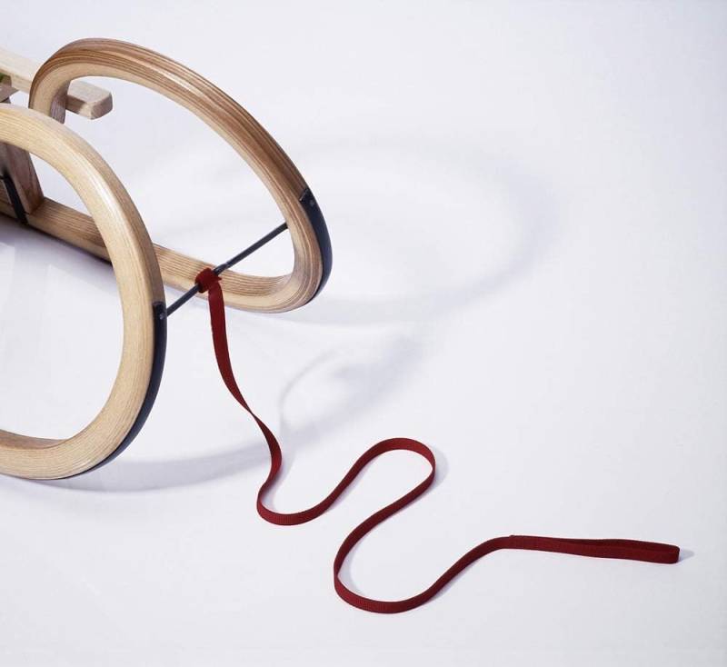 SIRCH - Schlitten Ziehgurt rot