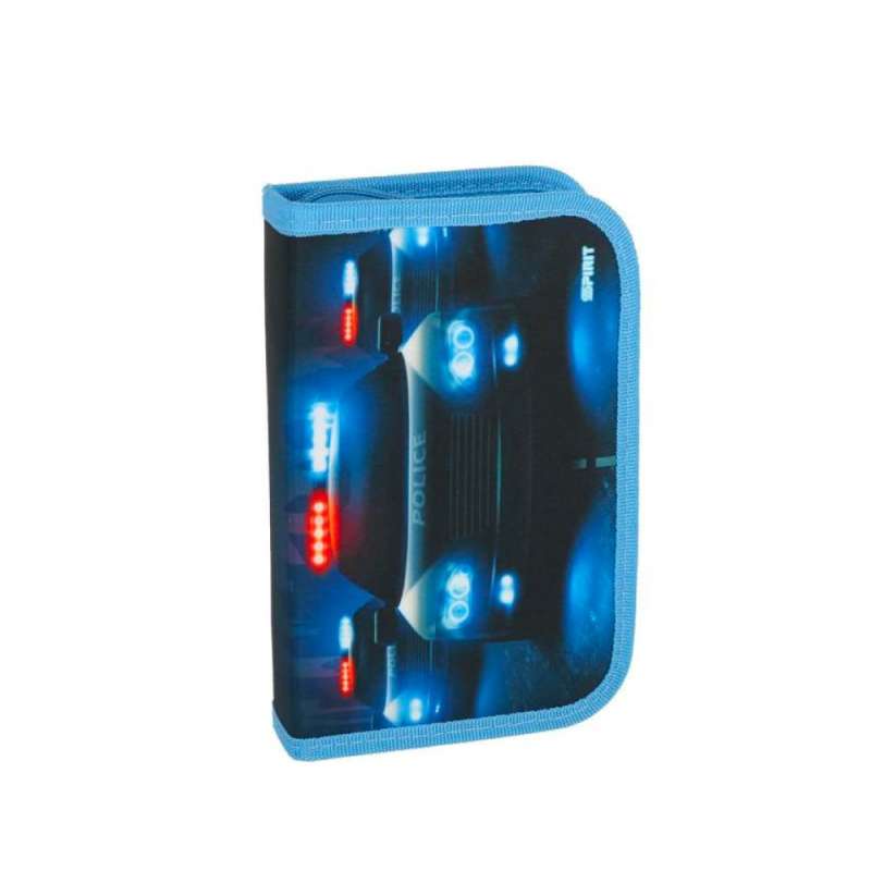 SPIRIT Federmäppchen für Jungen 28-teilig, Gataric Design POLICE