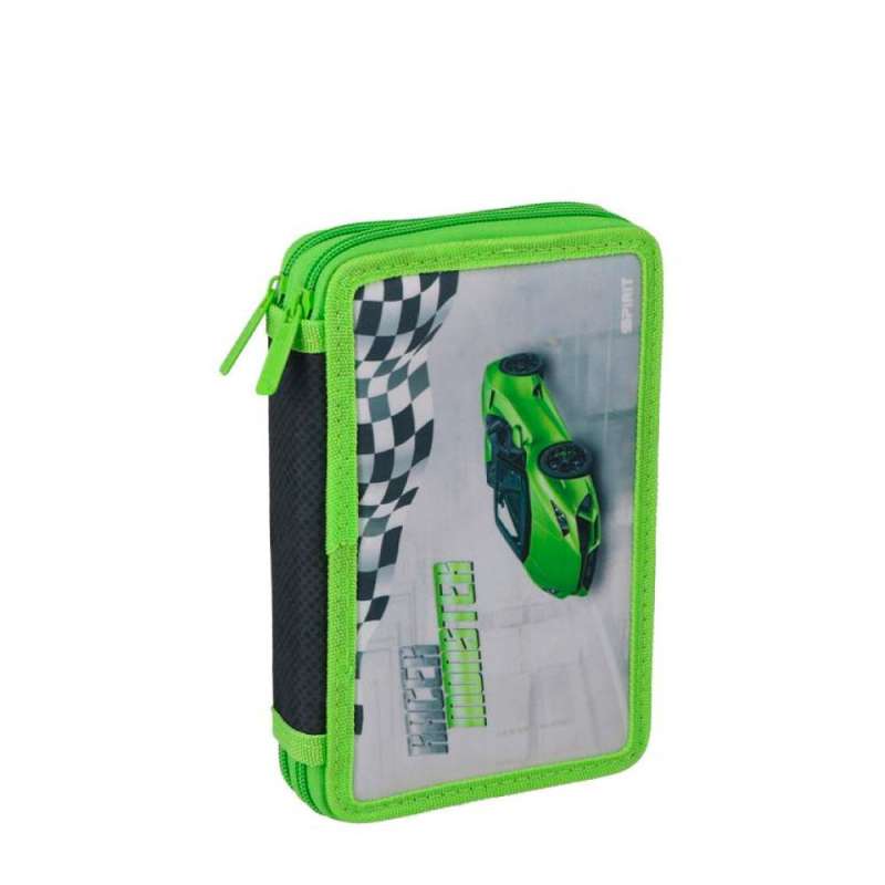 SPIRIT Federmäppchen für Jungen 28-teilig, Gataric Design RACER MONSTER SPIRIT Federmäppchen für Jungen 28-teilig, Gataric Design RACER MONSTER