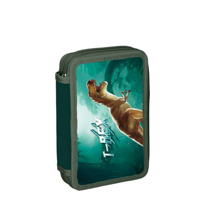 SPIRIT Federmäppchen für Jungen 28-teilig, Gataric Design T-REX2