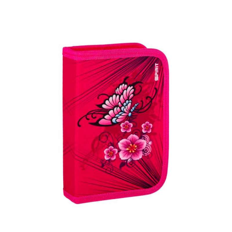 SPIRIT Federmäppchen für Mädchen 28-teilig, Gataric Design BUTTERFLY