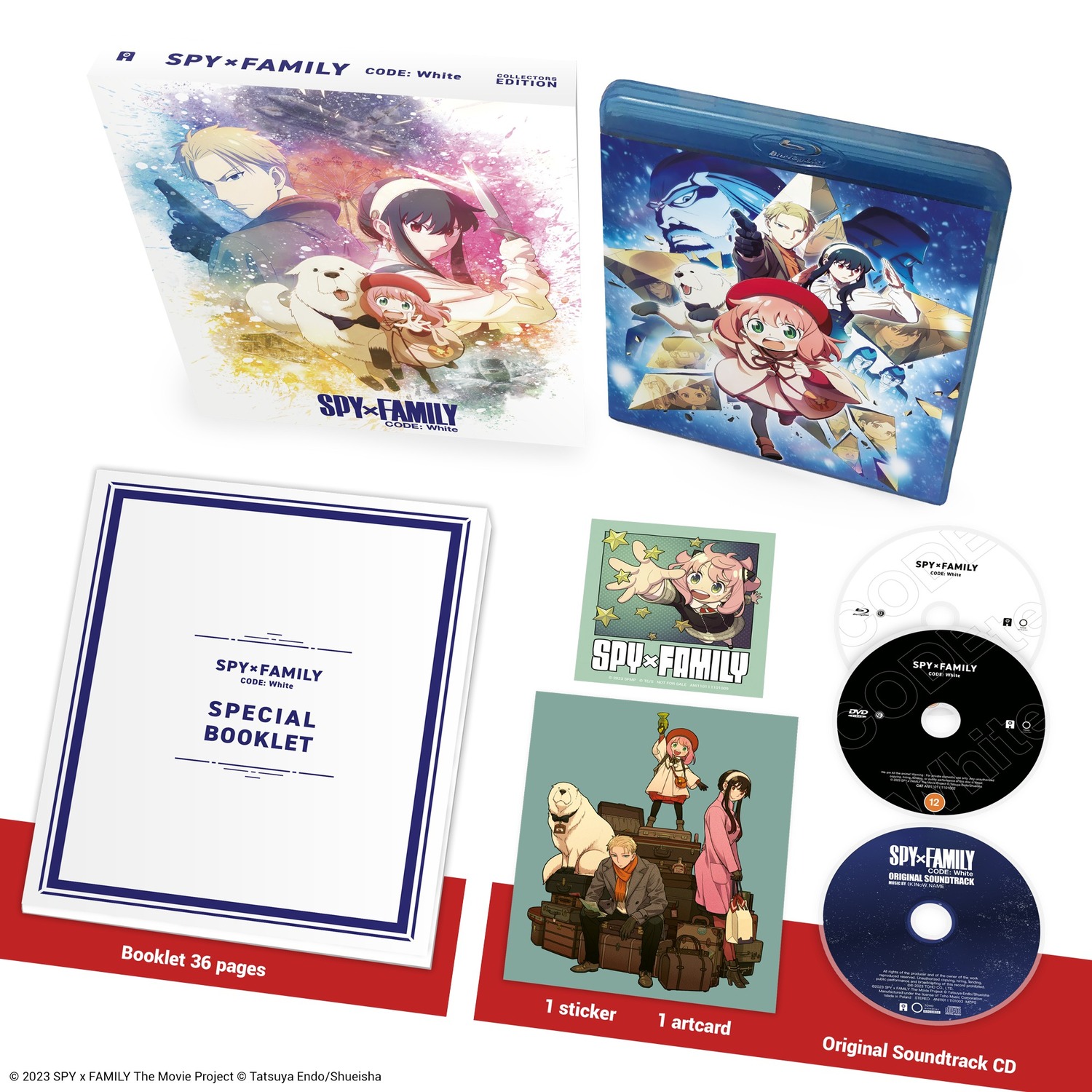 SPY x FAMILY CODE: White - Collector's Edition Blu-ray+DVD+CD SPY x FAMILY CODE: White - Collector's Edition Blu-ray+DVD+CD