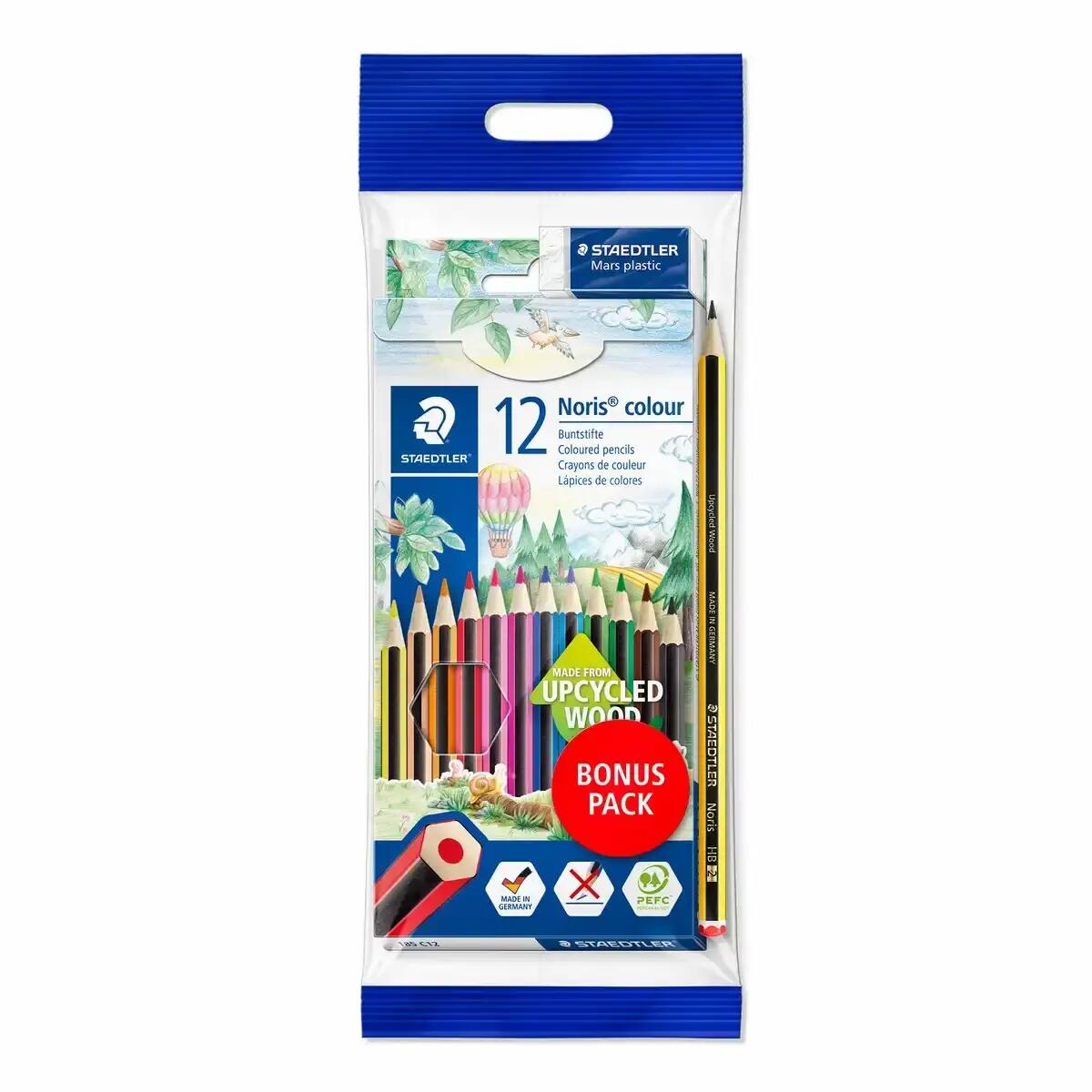 STAEDTLER SE - STAEDTLER Noris Buntstifte colour sechskant Bonuspack 12 Stück STAEDTLER SE - STAEDTLER Noris Buntstifte colour sechskant Bonuspack 12 Stück