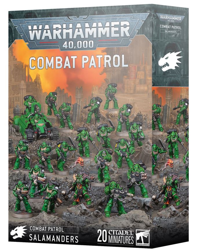 Salamanders Combat Patrol Games Workshop Warhammer 40k Space Marines Armee
