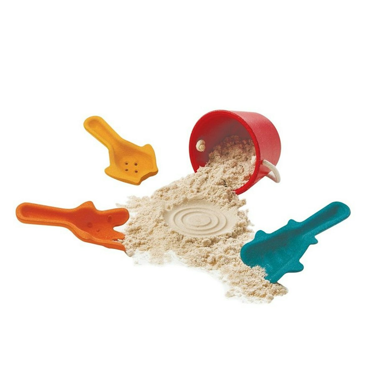 Sandspielzeug aus Holz Schaufeln und Eimer ab 1,5 Jahre