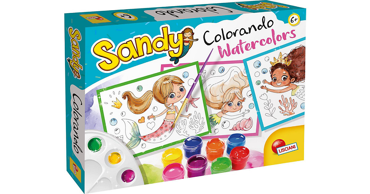 Sandy Colorando! Watercolors - Wasserfarben mehrfarbig Modell 2