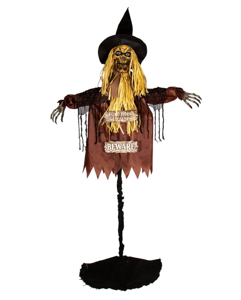 Scary Feldvogelscheuche mit Schreckeffekt & Sound 215cm Scary Feldvogelscheuche mit Schreckeffekt & Sound 215cm