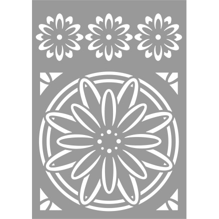 Schablonen Blumen 15 x 21 cm von Odishine