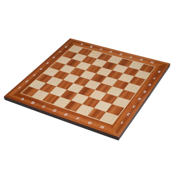 Schachbrett Madrid, Feld 40 mm, mit Randbeschriftung