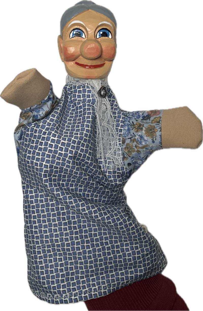 Scheithauer - Handpuppe Großmutter, Holz handgeschnitzt n. Art d. Hohnsteiner Scheithauer - Handpuppe Großmutter, Holz handgeschnitzt n. Art d. Hohnsteiner
