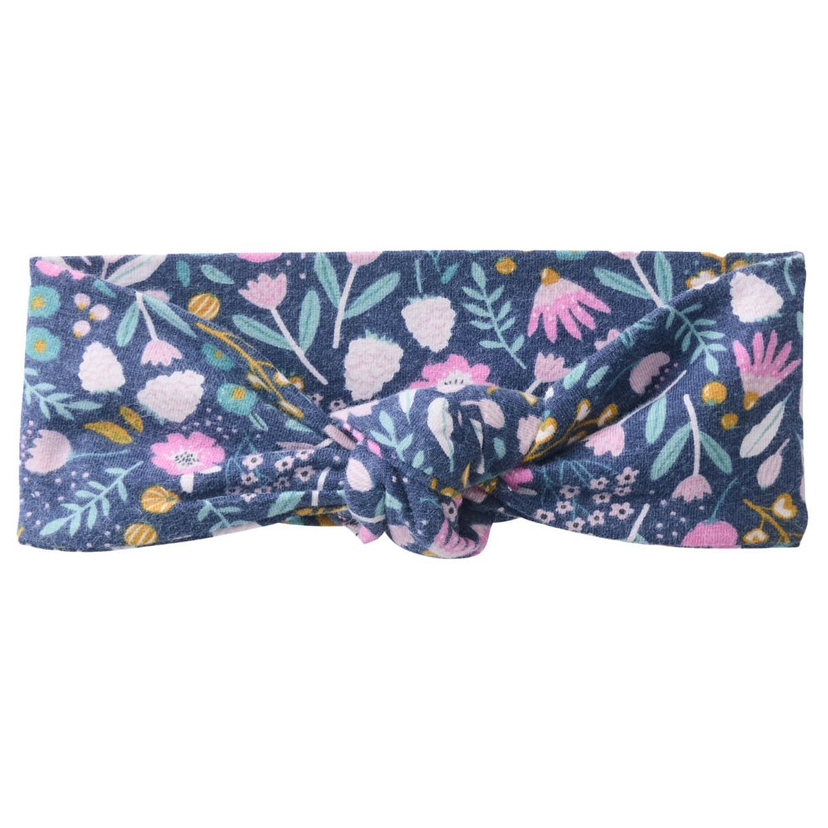 Schickes Haarband Herbstblüten indigoblau 45/47