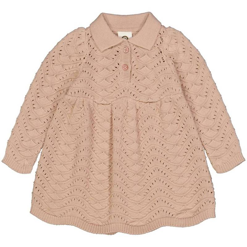 Schickes Strickkleid langarm rose 98 Schickes Strickkleid langarm rose 98