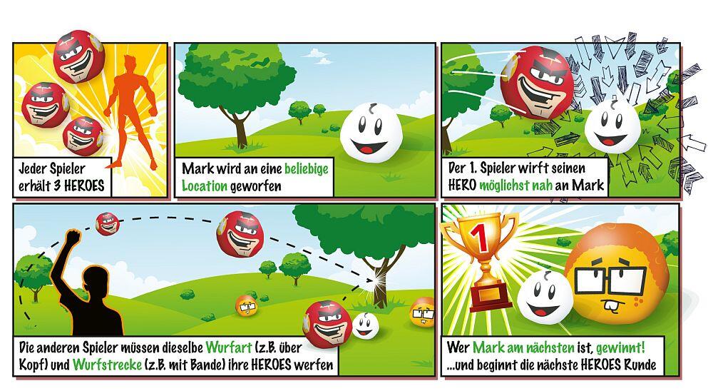 Schildkröt Funsports - Cross boccia Doubel Heroes blau grün