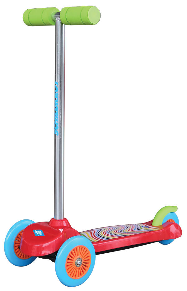 Schildkröt Funsports - Kids Scooter 3 räder rot