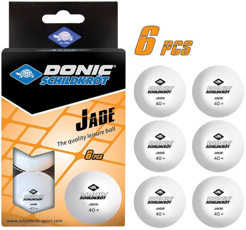 Schildkröt Funsports - Tischtennis-Ball Jade 6er weiß 40+ Schildkröt Funsports - Tischtennis-Ball Jade 6er weiß 40+