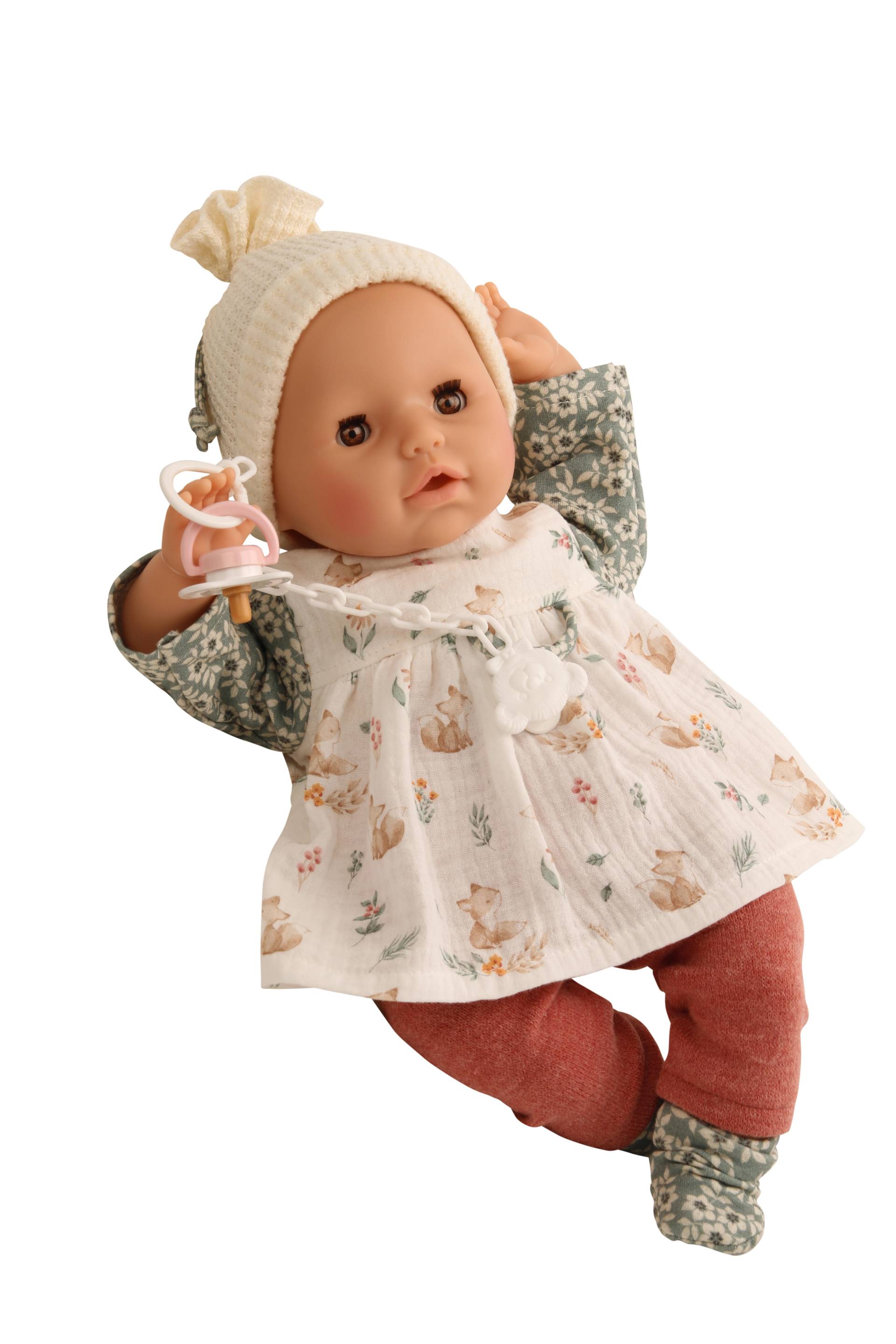 Schildkröt Puppen - Puppe Amy 45 cm braune Schlafaugen