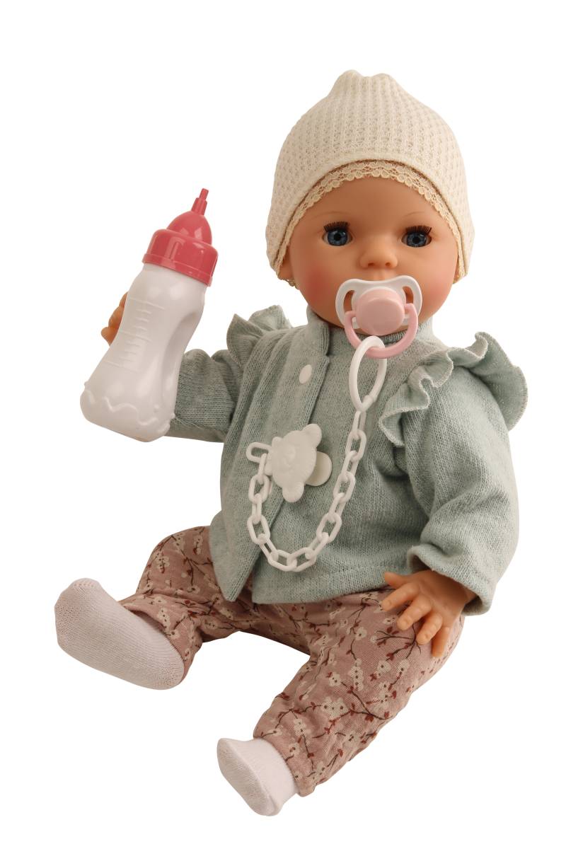 Schildkröt Puppen - Puppe Trink-Näßbaby 40 cm Lina