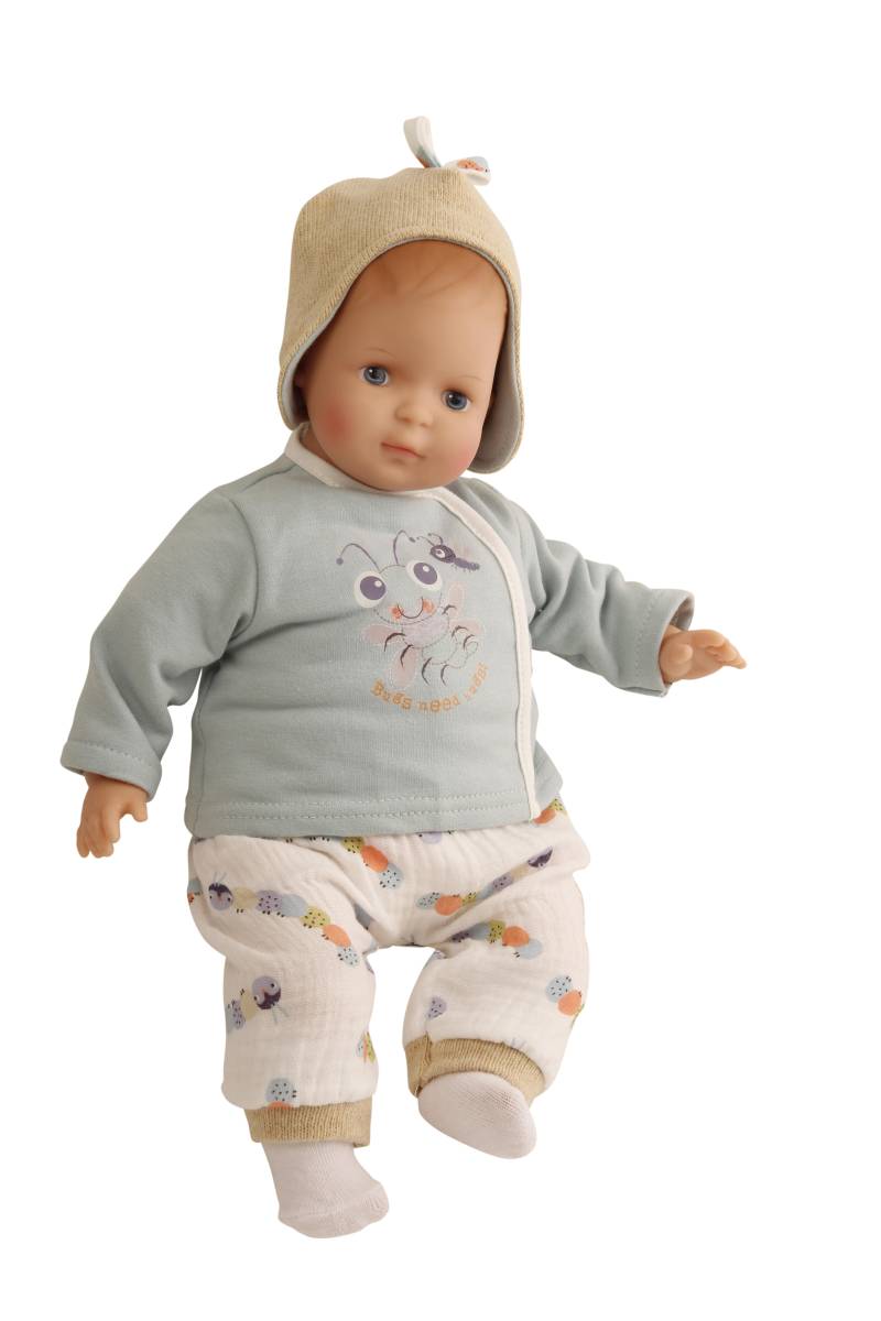 Schildkröt Puppen - SCHLENKERLE GR:37 blaues schüttli malaugen Schildkröt Puppen - SCHLENKERLE GR:37 blaues schüttli malaugen