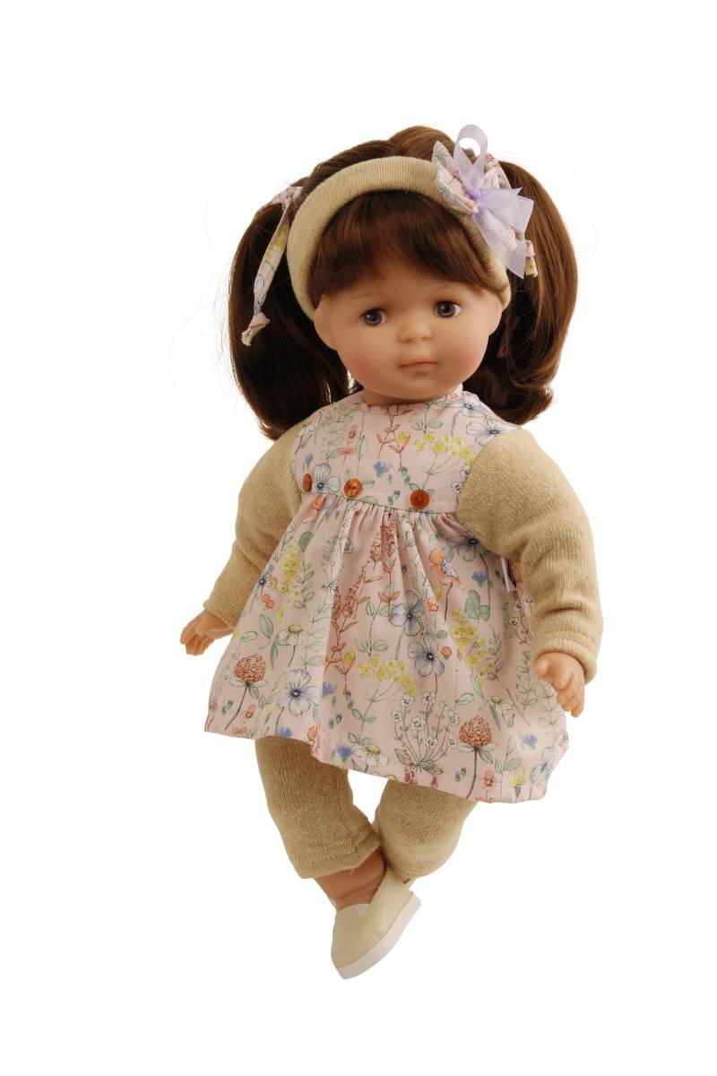 Schildkröt Puppen - Strampelchen 37cm braune Haare Schildkröt Puppen - Strampelchen 37cm braune Haare