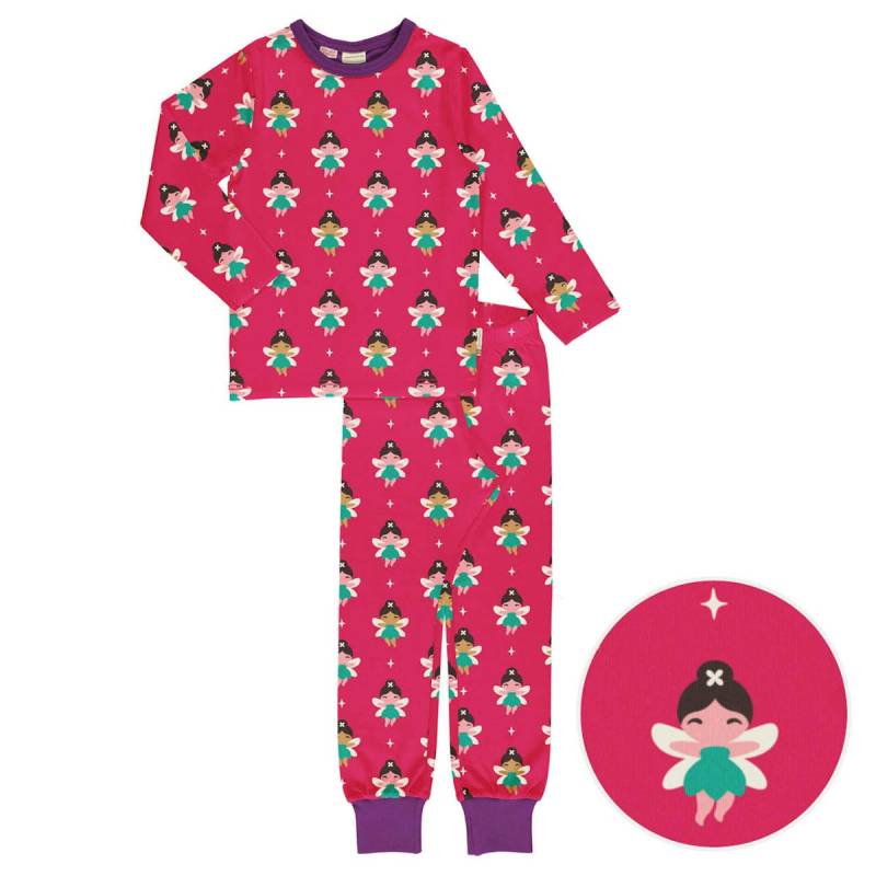 Schlafanzug Feen langarm pink 110/116