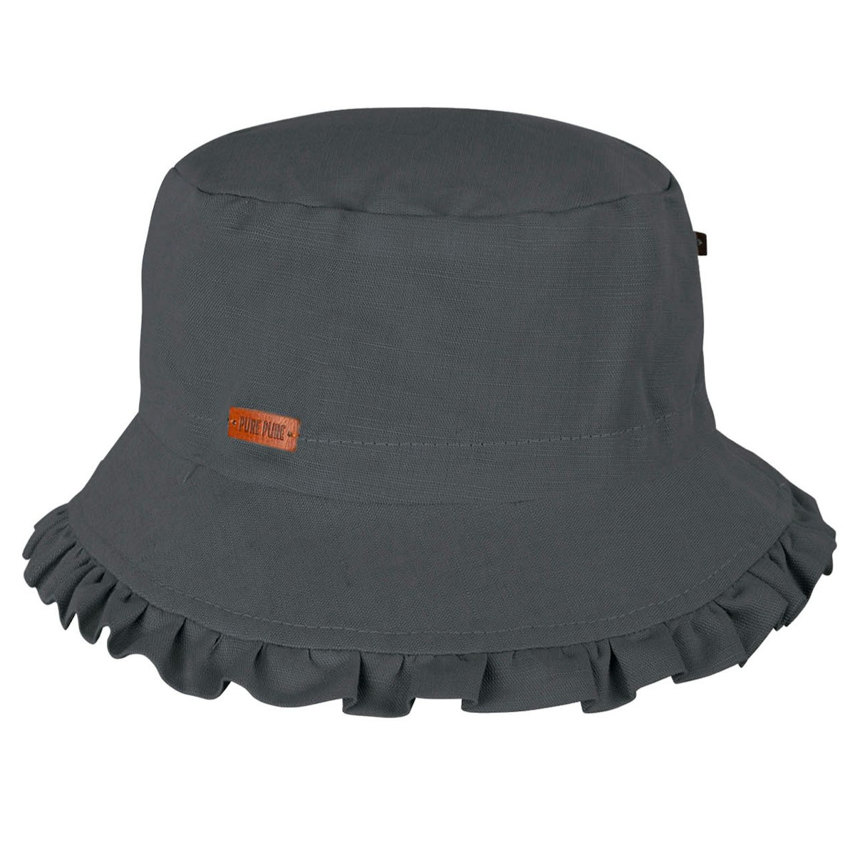 Schlapphut Sonnenhut Baumwoll-Leinen Mix jeans-blau 53