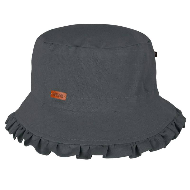 Schlapphut Sonnenhut Baumwoll-Leinen Mix jeans-blau 53