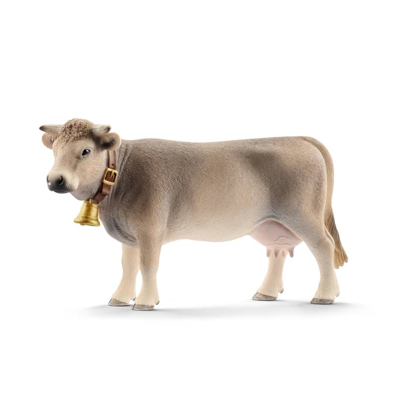 Schleich - Schleich - Farm World - Braunvieh Kuh - Spielfigur Schleich - Schleich - Farm World - Braunvieh Kuh - Spielfigur