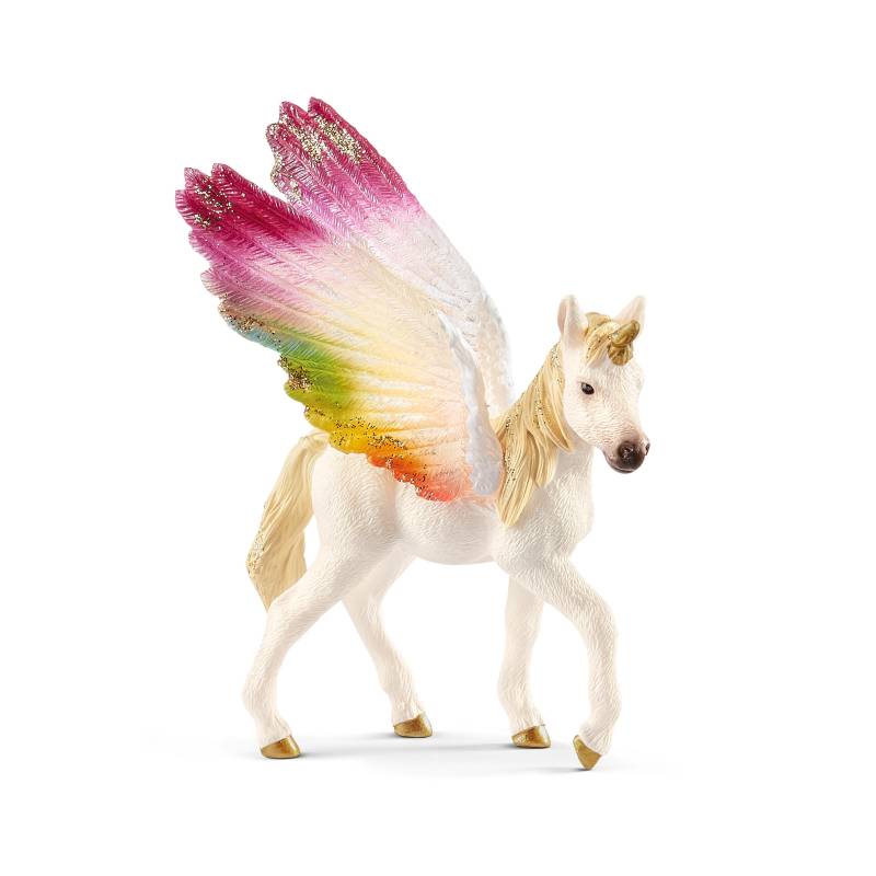 Schleich - Schleich - Gefl.Regenb.einh.Fohle - Spielfigur