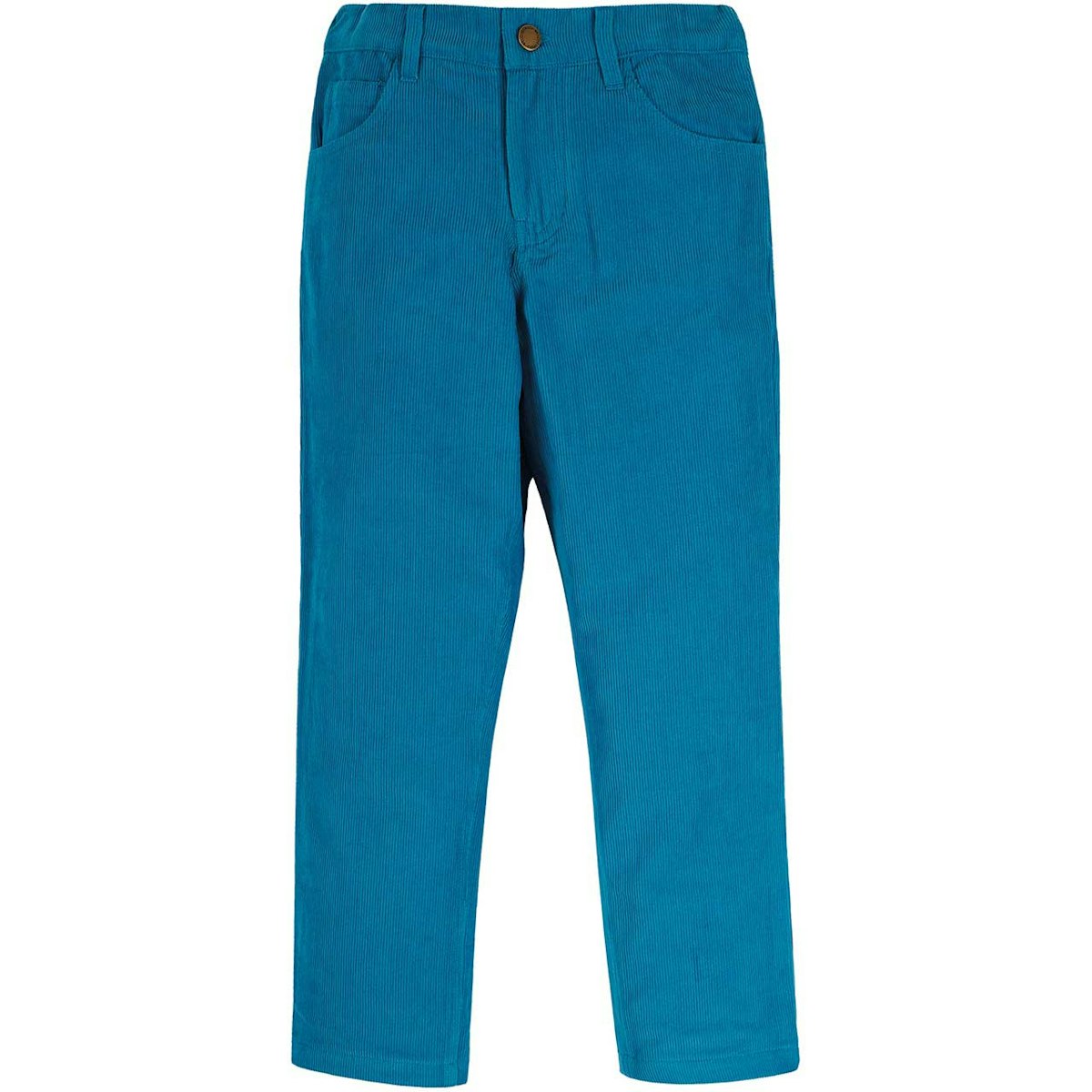 Schlichte Cordhose blau zum Krempeln 110