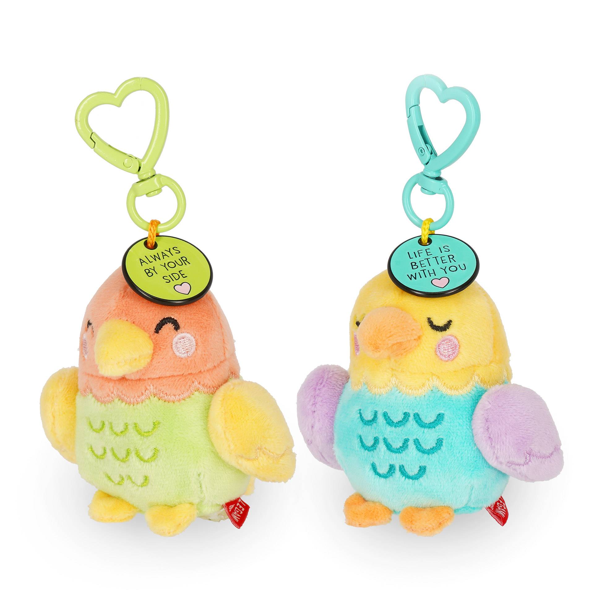 Schlüsselanhänger LOVE BIRDS Plüschvögel 2-er Set Kuscheltiere Schlüsselanhänger LOVE BIRDS Plüschvögel 2-er Set Kuscheltiere