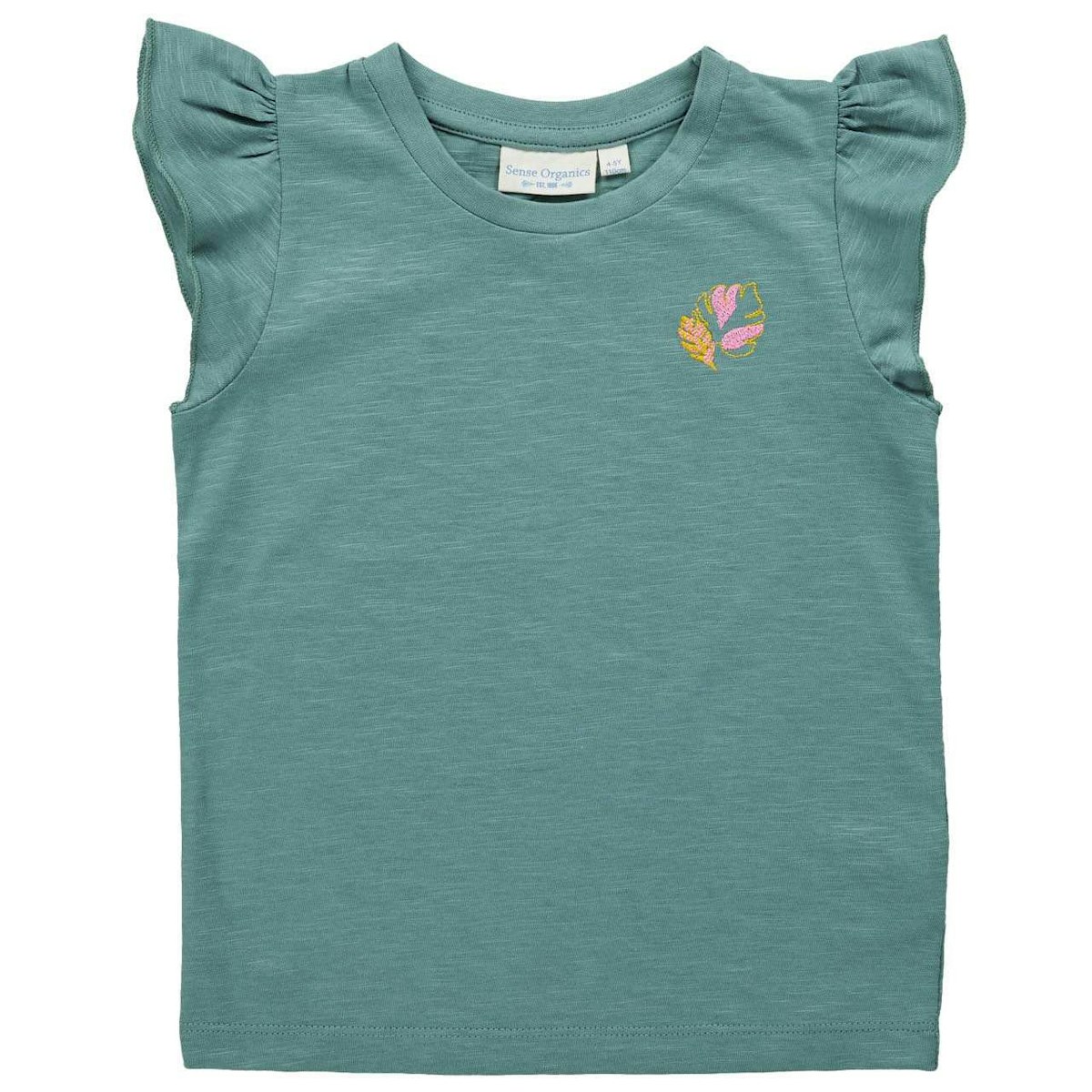 Schmetterlingsärmel T-Shirt petrol 98/104