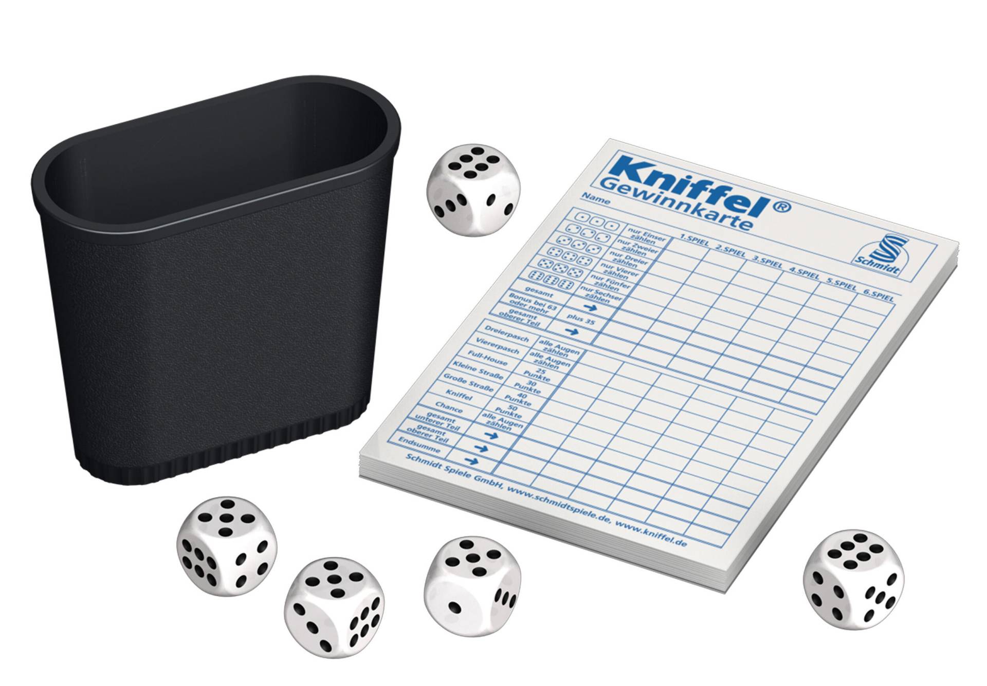 Schmidt Spiele - Kniffel®: Reisespiel in der Metalldose