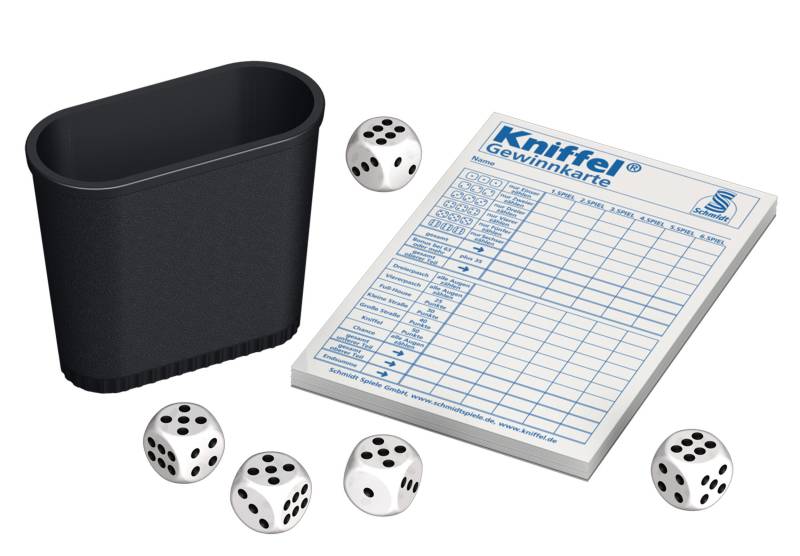 Schmidt Spiele - Kniffel Mitbringspiel in Metalldose
