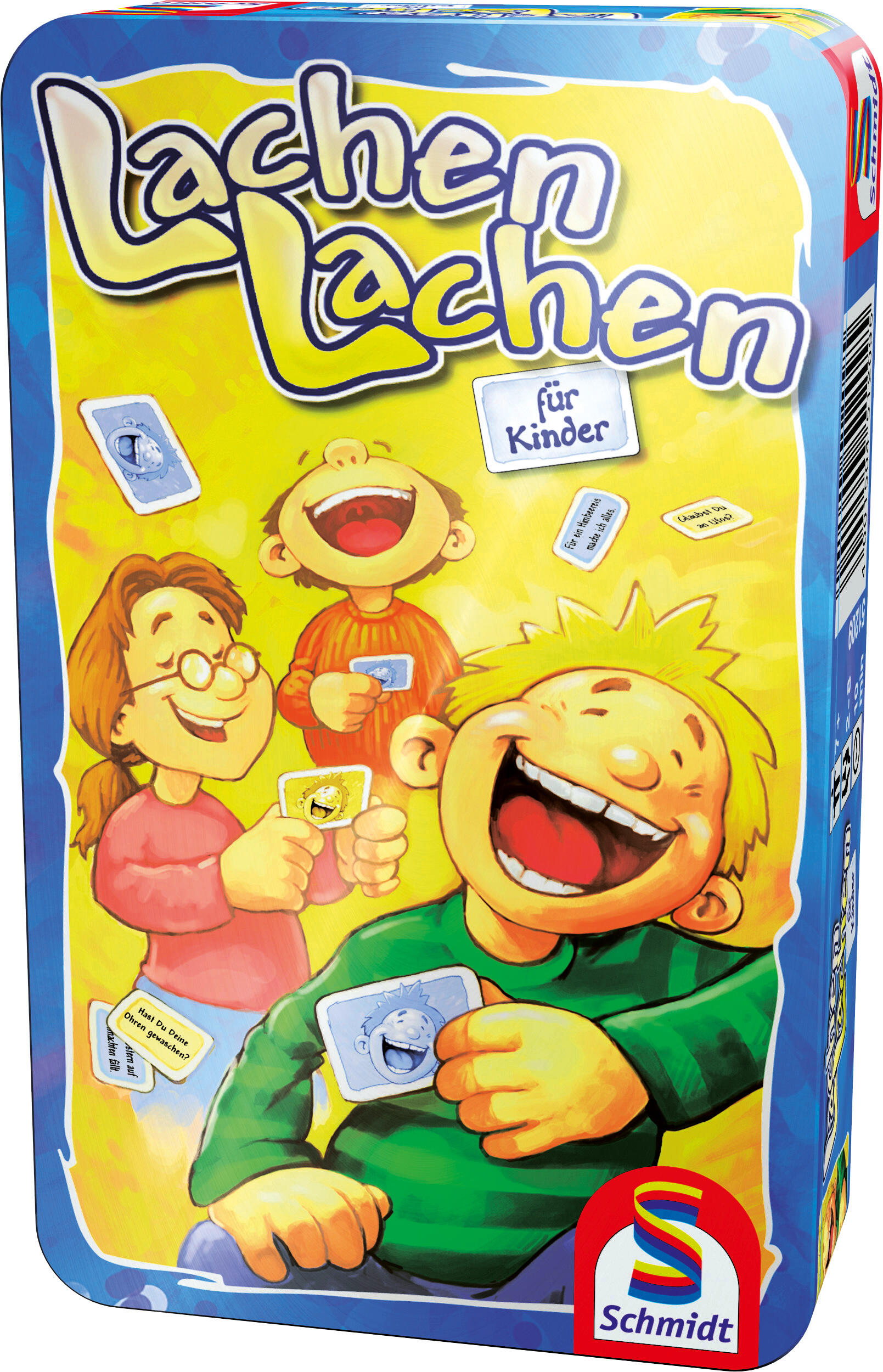 Schmidt Spiele - Mitbringspiel Lachen Lachen Kinder Metalldose