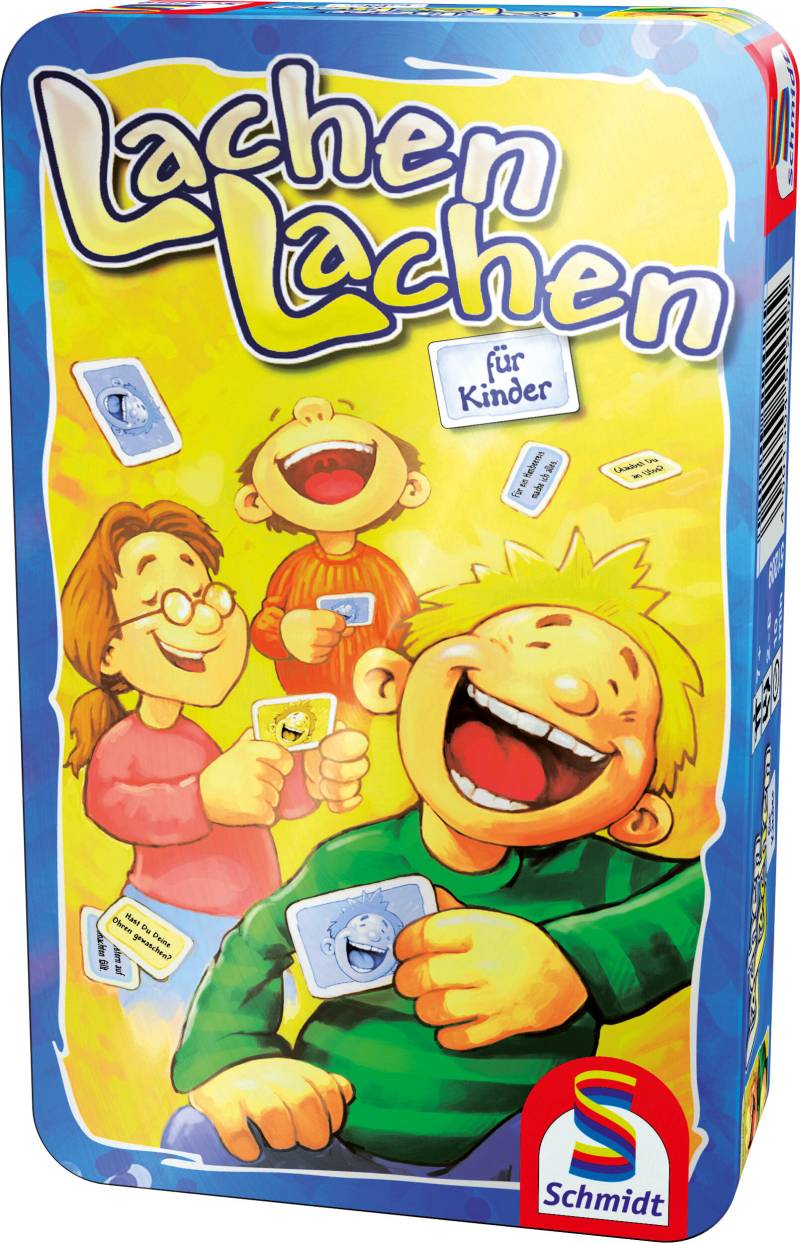 Schmidt Spiele - Mitbringspiel Lachen Lachen Kinder Metalldose