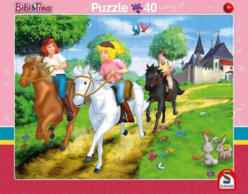 Schmidt Spiele - Rahmenpuzzle 2er Bibi & Tina