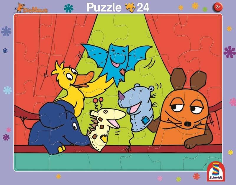 Schmidt Spiele - Rahmenpuzzle 2er Die Maus Schmidt Spiele - Rahmenpuzzle 2er Die Maus