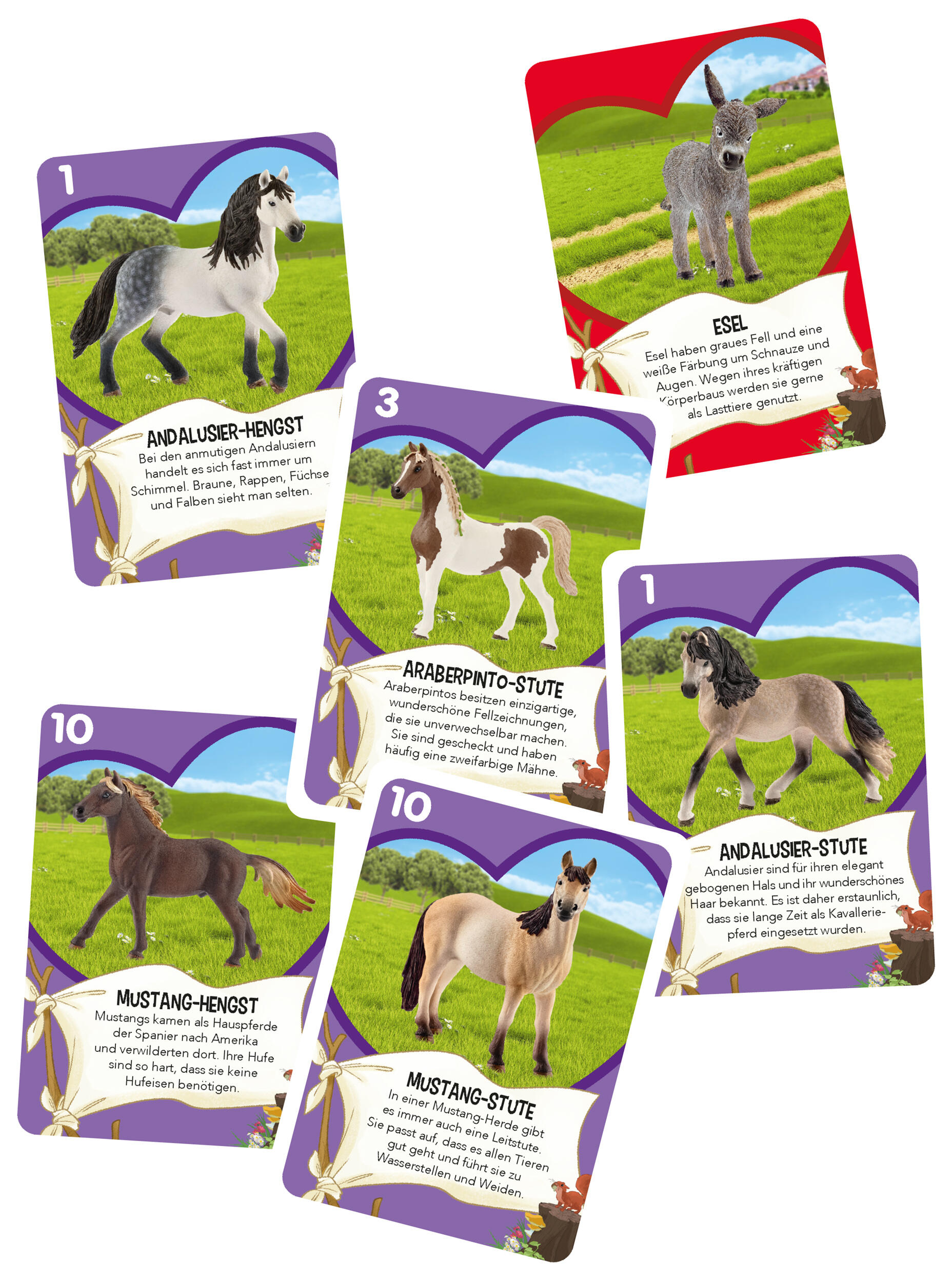 Schmidt Spiele - Schleich ®: Horse Club – Pferdepaare, Reisespiel in der Metalldose