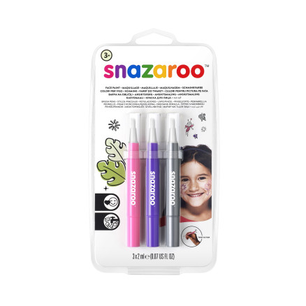 Schminkfarbe Pinselmalerei Pink/Lila/Silber Schminkfarbe Pinselmalerei Pink/Lila/Silber von Snazaroo