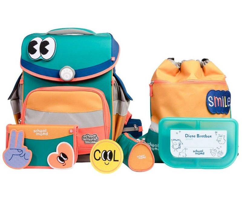 School Mood - School Mood: Schulranzenset Timeless Pro 6-tlg. Happy Emerald (Happy Colours Collection)