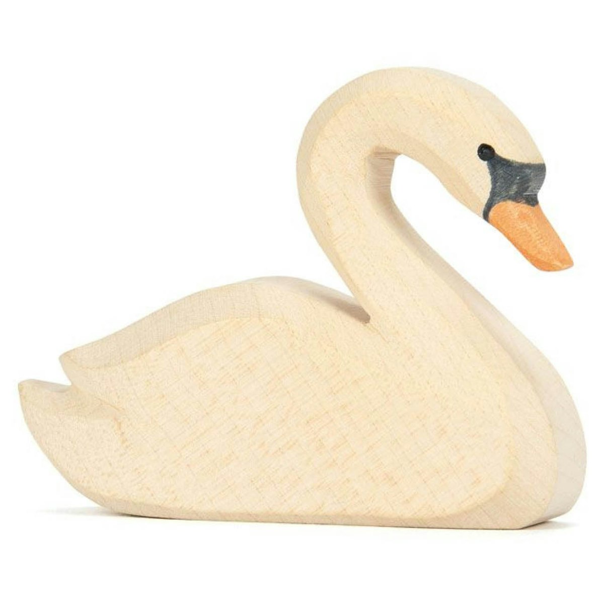 Schwan Holzfigur 6 cm hoch