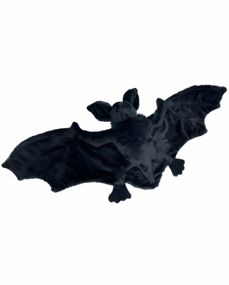 Schwarze Plüsch Fledermaus 75cm Schwarze Plüsch Fledermaus 75cm