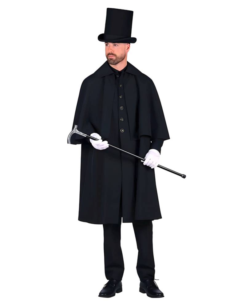Schwarzer Kutschermantel mit Knöpfen M/50