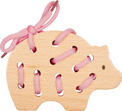 Schwein, Fädelspiel - Spiegelburg minis