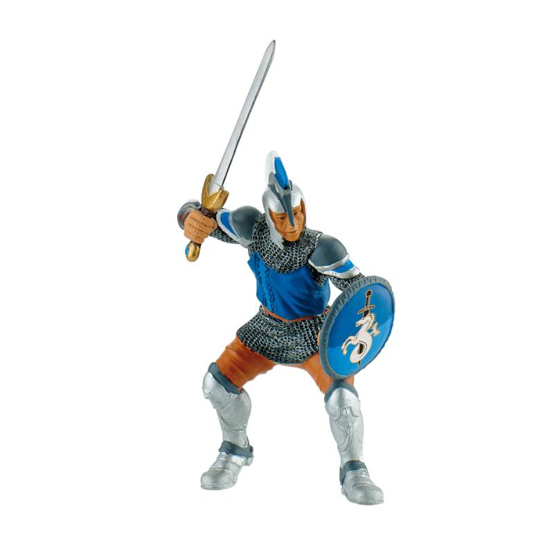 Schwertkämpfer blau Spielfigur Schwertkämpfer blau Spielfigur