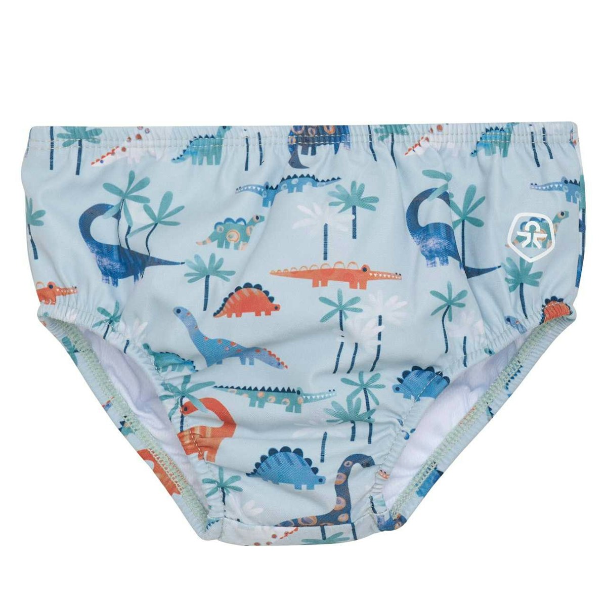 Schwimmwindel Dinos hellblau 86