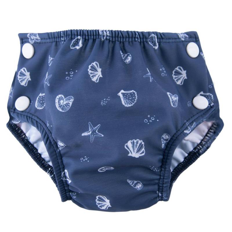 Schwimmwindel navy Muscheln S