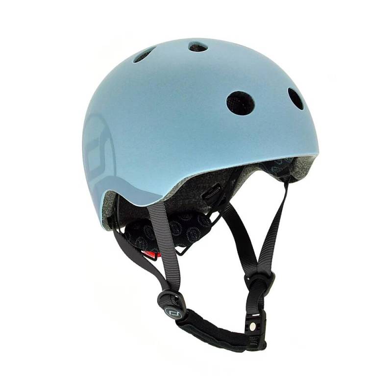 Scoot & Ride - Helm; Steel S-M; 51-55 cm; Gewicht 290 g; blau; Fahrradhelm Scoot & Ride - Helm; Steel S-M; 51-55 cm; Gewicht 290 g; blau; Fahrradhelm