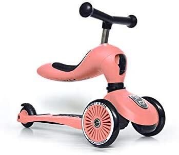 Scoot & Ride - Highwaykick 1 Peach Roller Scooter 2 in 1 Orange